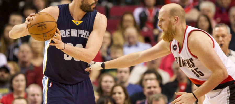 Marc Gasol, en acción ante Portland Marc Gasol, en acción ante Portland