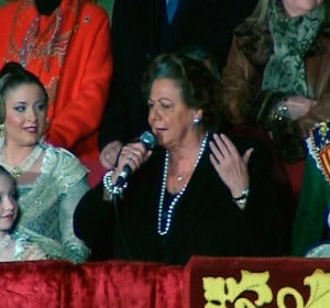 La alcaldesa de Valencia, Rita Barberá La alcaldesa de Valencia, Rita Barberá