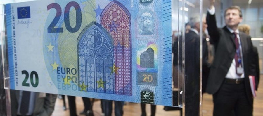 Imagen del nuevo billete de 20 euros Imagen del nuevo billete de 20 euros