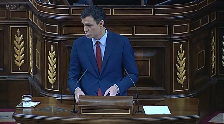 Pedro Sánchez: "España sí fue rescatada" Pedro Sánchez: "España sí fue rescatada"