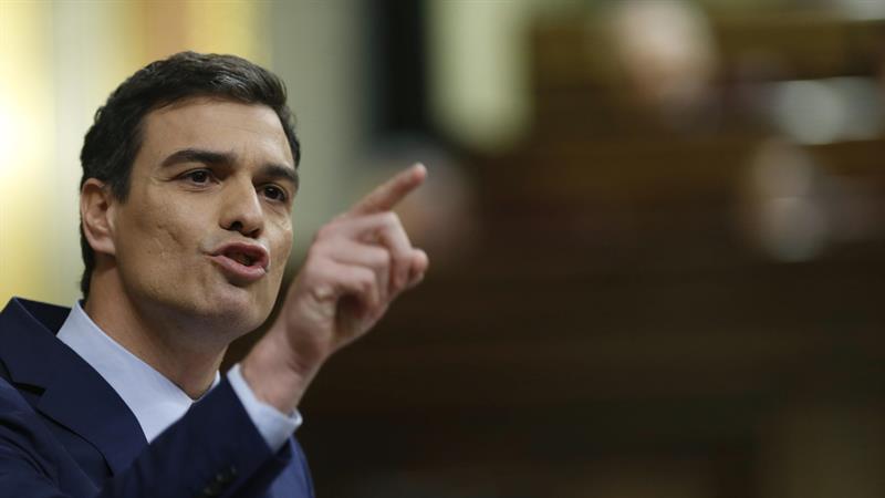 Pedro Sánchez, a Rajoy: "Miente, España sí fue rescatada" Pedro Sánchez, a Rajoy: "Miente, España sí fue rescatada"