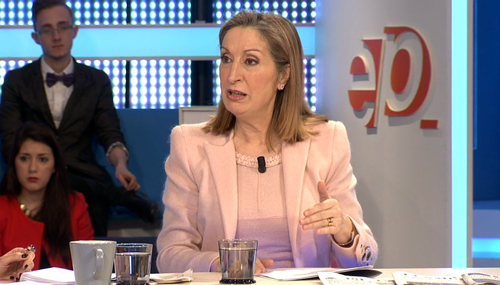 Montaje Rabioso: Ana Pastor habla del barquero y el reto de Pablo Iglesias Montaje Rabioso: Ana Pastor habla del barquero y el reto de Pablo Iglesias