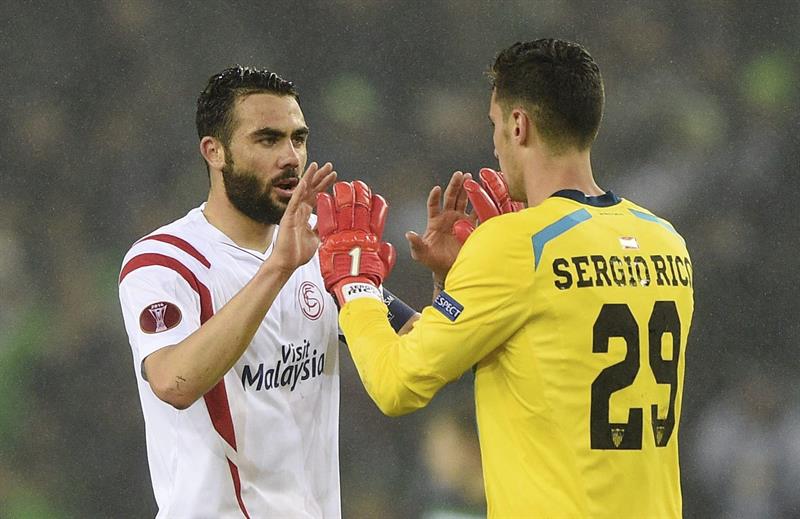 Sergio Rico: "Hemos tirado de corazón y ambición" Sergio Rico: "Hemos tirado de corazón y ambición"