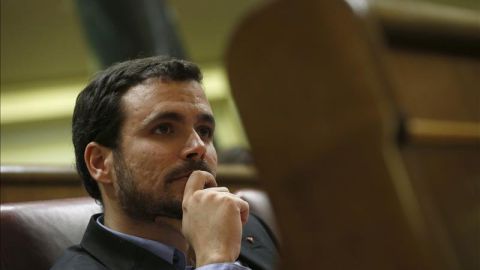 El candidato de IU a la Presidencia del Gobierno, Alberto Garz&oacute;n.