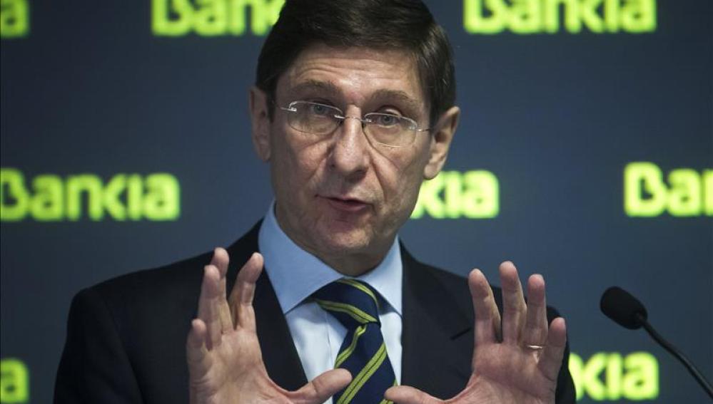 El presidente de Bankia, José Ignacio Goirigolzarri. 