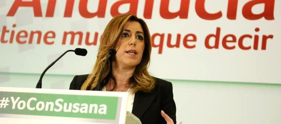 Susana Díaz inicia la campaña electoral para las andaluzas en Almería Susana Díaz inicia la campaña electoral para las andaluzas en Almería