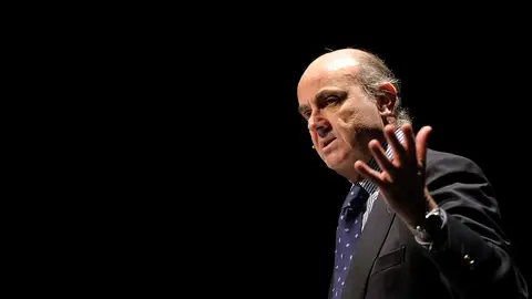 Luis de Guindos, en un acto económico en Pamplona Luis de Guindos, en un acto económico en Pamplona