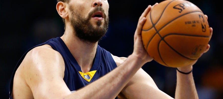 Marc Gasol, con los Grizzlies de Memphis Marc Gasol, con los Grizzlies de Memphis