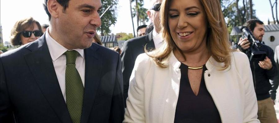 Juanma Moreno y Susana Díaz Juanma Moreno y Susana Díaz