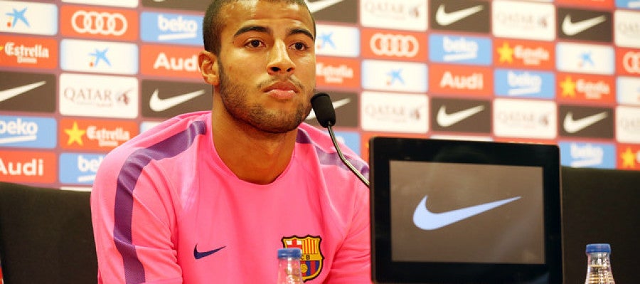 Rafinha Alcántara, en rueda de prensa Rafinha Alcántara, en rueda de prensa