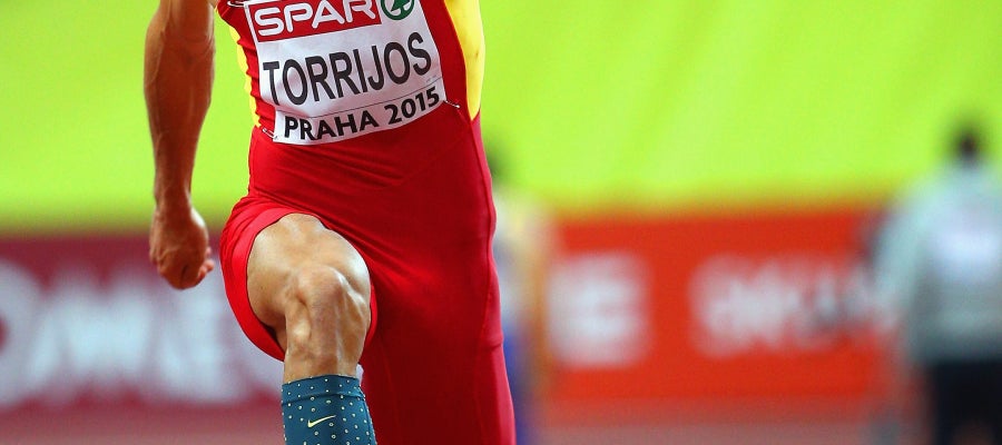 Pablo Torrijos participando en los Europeos en pista cubierta de Praga Pablo Torrijos participando en los Europeos en pista cubierta de Praga
