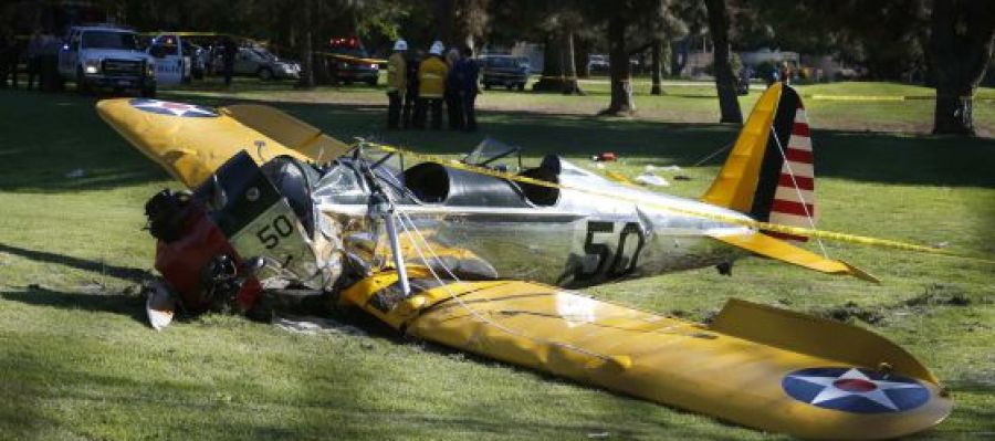 Accidente de la avioneta de Harrison Ford Accidente de la avioneta de Harrison Ford