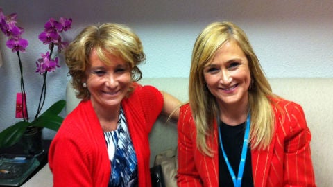 Esperanza Aguirre y Cristina Cifuentes