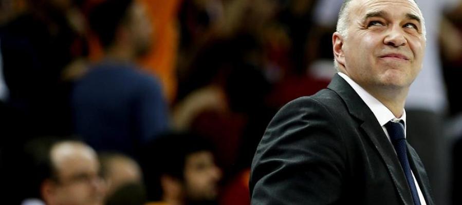 Pablo Laso con el Real Madrid Pablo Laso con el Real Madrid