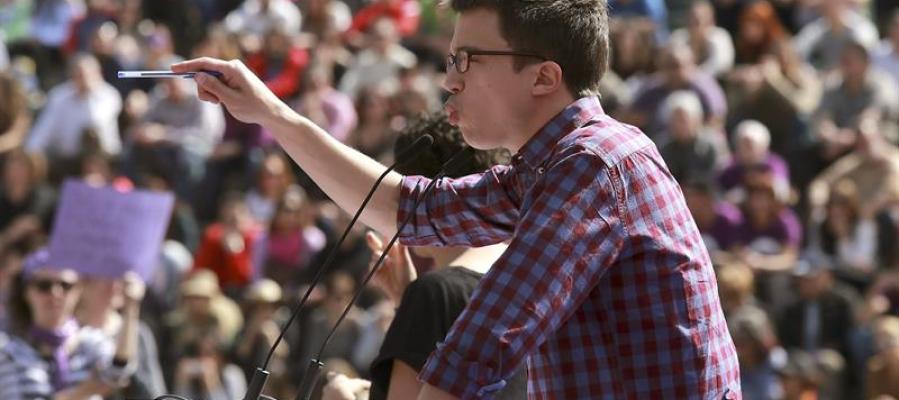 Íñigo Errejón en un acto electoral en Granada Íñigo Errejón en un acto electoral en Granada