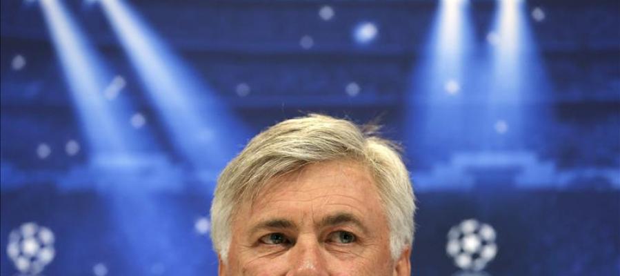 Ancelotti en rueda de prensa Ancelotti en rueda de prensa