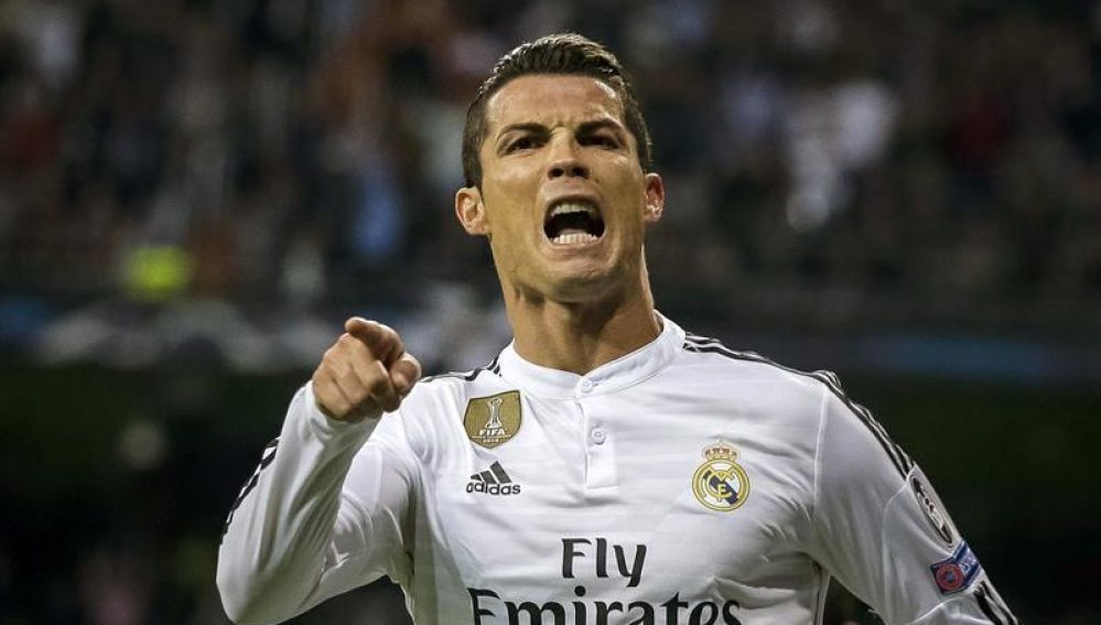 Cristiano Ronaldo celebra su segundo gol