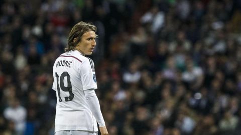 Luka Modric, en su regreso despu&eacute;s de la lesi&oacute;n