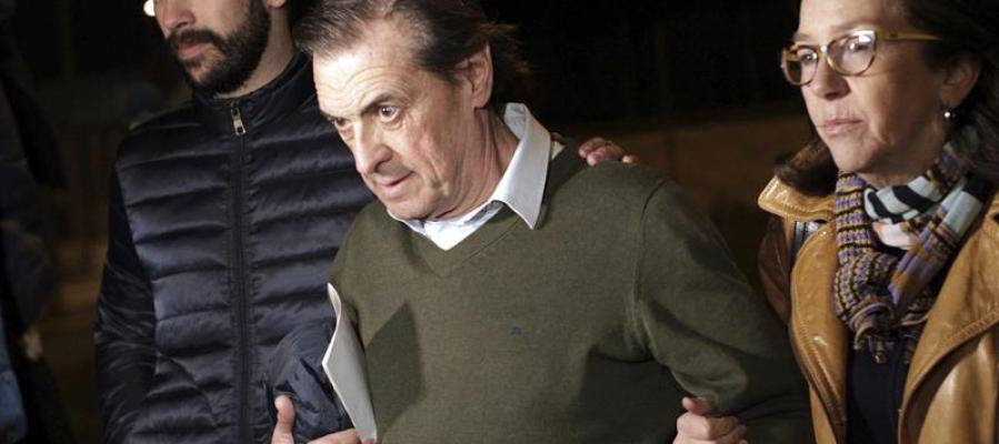El expresidente del Osasuna Miguel Archanco, a su salida de la cárcel El expresidente del Osasuna Miguel Archanco, a su salida de la cárcel
