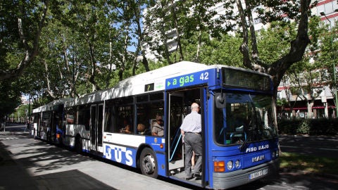 Autob&uacute;s urbano en Valladolid
