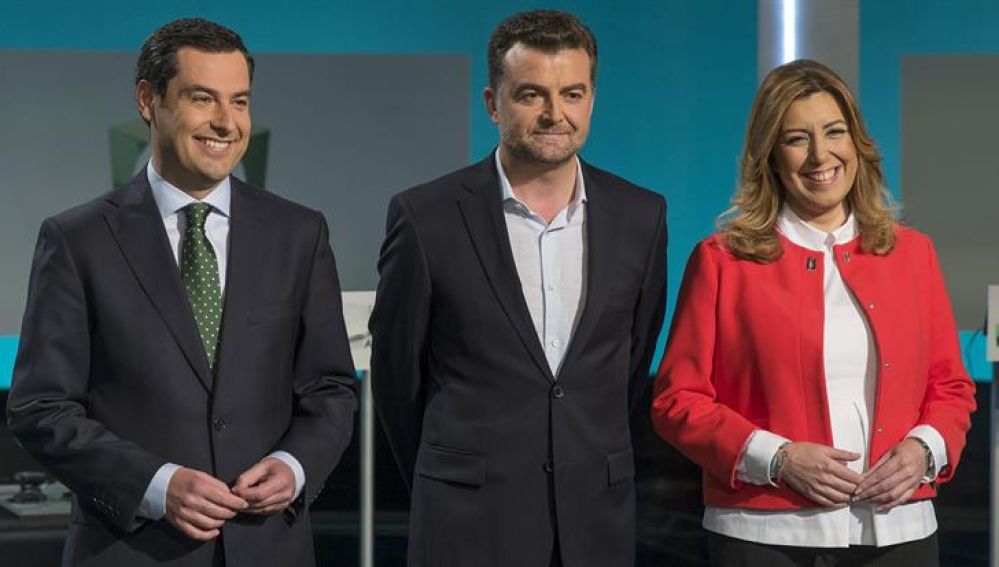 Debate entre candidatos en Andalucía