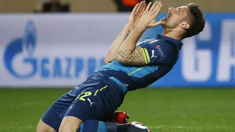 Olivier Giroud con el Arsenal Olivier Giroud con el Arsenal