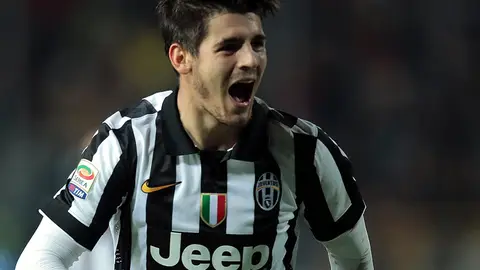 Álvaro Morata celebra su gol Álvaro Morata celebra su gol