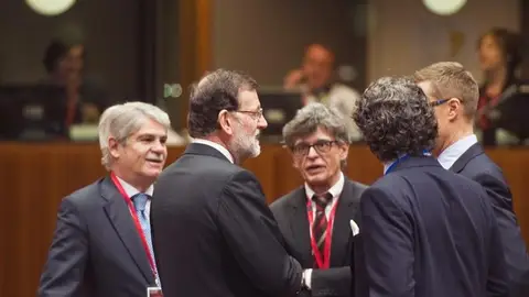 Mariano Rajoy en la reunión de la UE Mariano Rajoy en la reunión de la UE