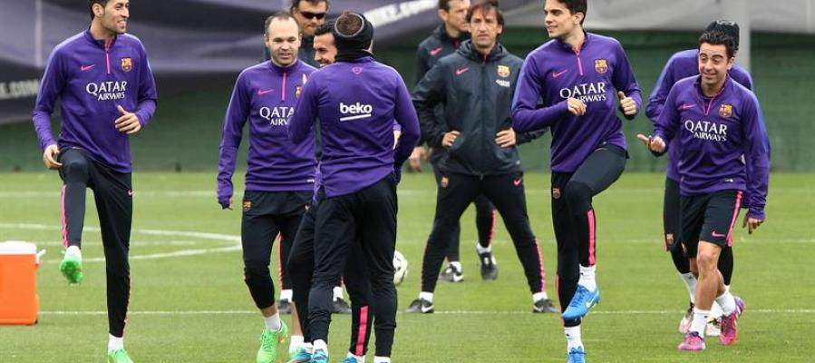 Entrenamiento del Barcelona Entrenamiento del Barcelona