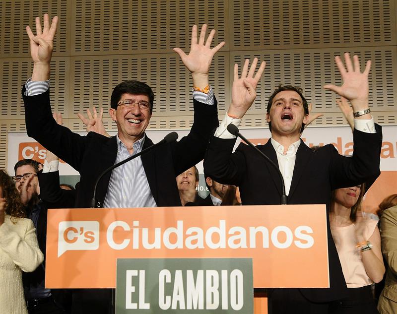 Juan Marín: "No vamos a entrar en el Gobierno andaluz" Juan Marín: "No vamos a entrar en el Gobierno andaluz"