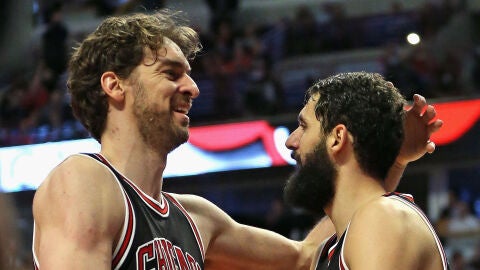 Pau Gasol y Nikola Mirotic