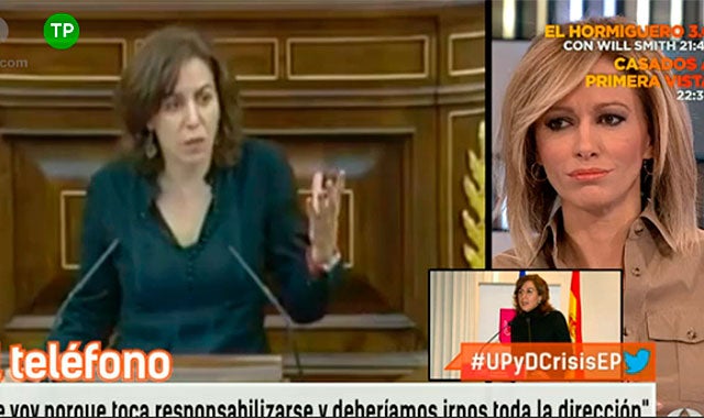 Irene Lozano explica su decisión de abandonar la dirección de UPyD Irene Lozano explica su decisión de abandonar la dirección de UPyD