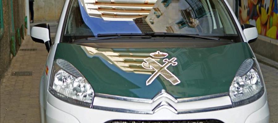 Un coche de la Guardia Civil. Un coche de la Guardia Civil.