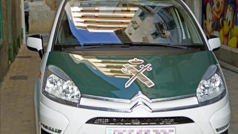 Un coche de la Guardia Civil. 