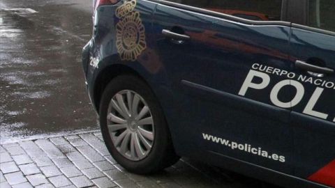 Un coche de la Polic&iacute;a Nacional. 