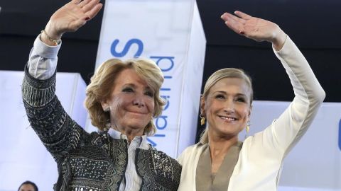 Esperanza Aguirre y Cristina Cifuentes