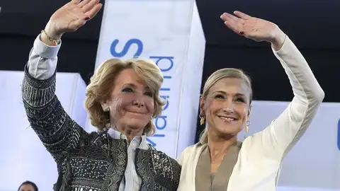 Esperanza Aguirre y Cristina Cifuentes Esperanza Aguirre y Cristina Cifuentes