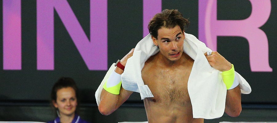 Rafa Nadal, en Melbourne Rafa Nadal, en Melbourne