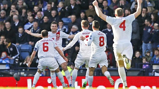 Lee Casciaro, el primer goleador en la historia de Gibraltar Lee Casciaro, el primer goleador en la historia de Gibraltar
