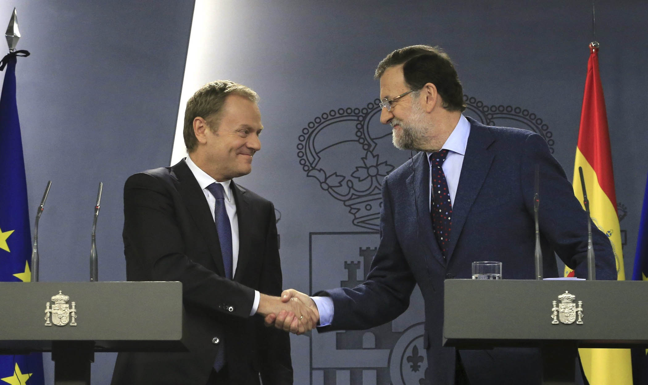 Rajoy se reúne con Donald Tusk para preparar la cumbre de Bratislava, en la que se analizará el futuro comunitario tras el 'brexit' Rajoy se reúne con Donald Tusk para preparar la cumbre de Bratislava, en la que se analizará el futuro comunitario tras el 'brexit'