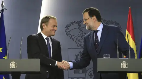 Mariano Rajoy y Tusk Mariano Rajoy y Tusk