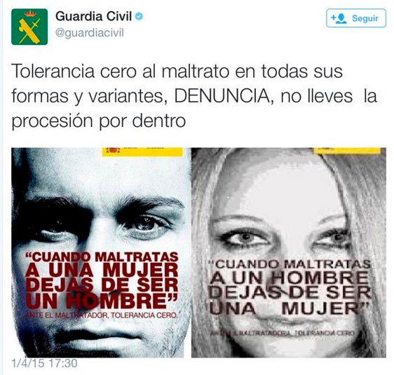 Mesa de redacción: Polémica por un tuit de la Guardia Civil sobre la violencia de género Mesa de redacción: Polémica por un tuit de la Guardia Civil sobre la violencia de género