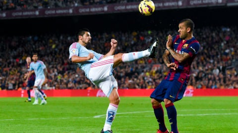 Nolito, ante Dani Alves