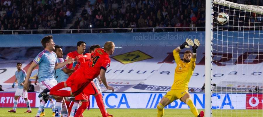 Mathieu marca un gol al Celta Mathieu marca un gol al Celta
