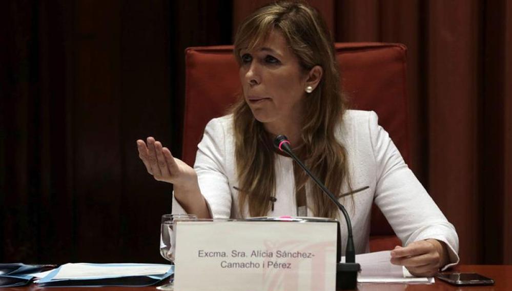 La presidenta del PPC, Alícia Sánchez-Camacho