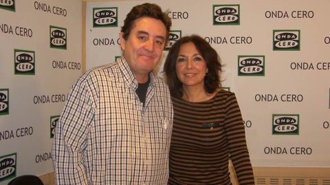 Luis Garc&iacute;a Montero e Isabel Gemio