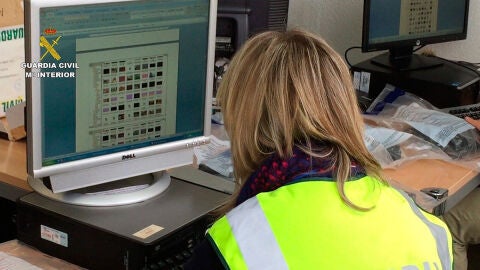 La Guardia Civil analiza contenido ped&oacute;filo en un ordenador