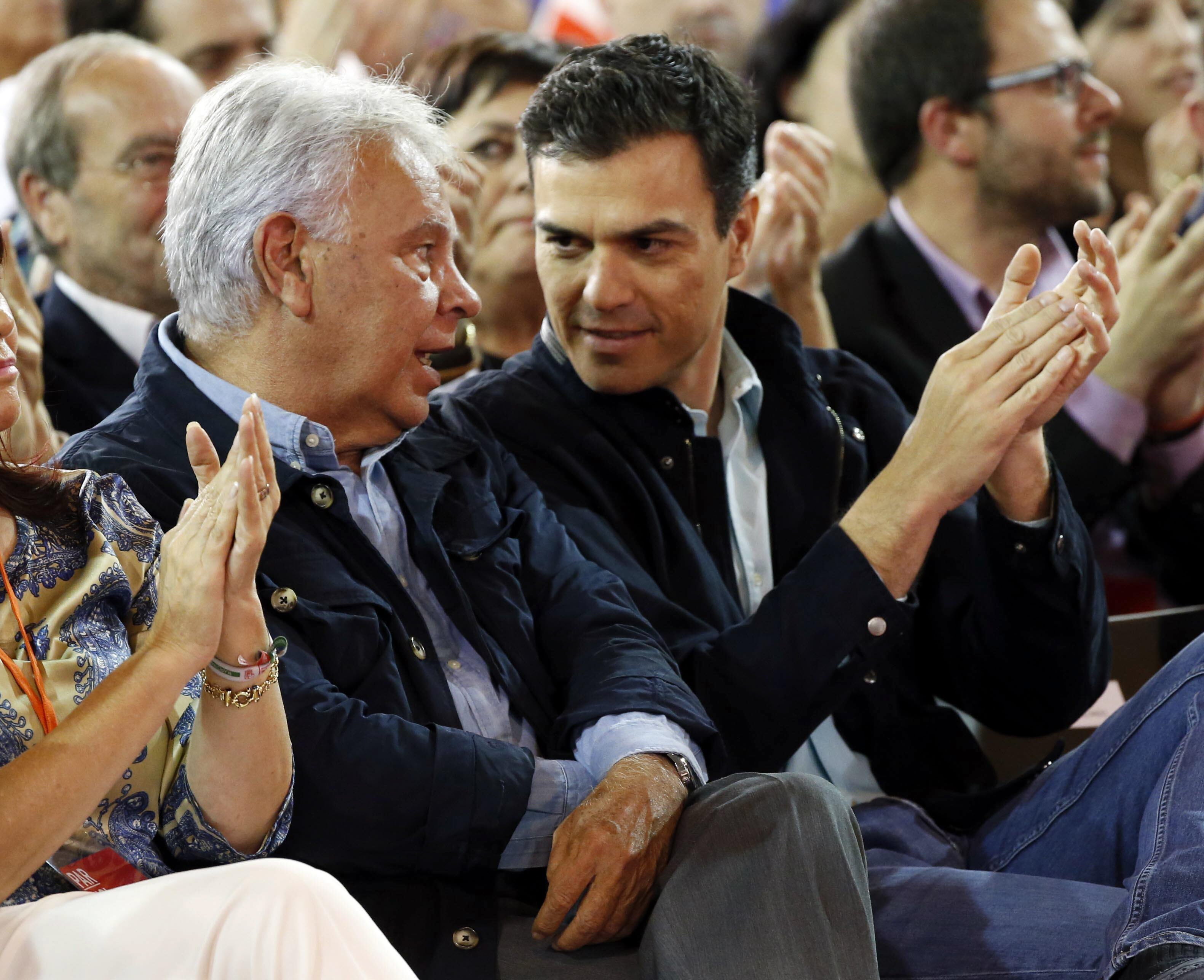 Felipe González arropará a Pedro Sánchez en Cáceres Felipe González arropará a Pedro Sánchez en Cáceres