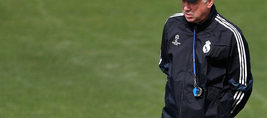 Carlo Ancelotti, en Valdebebas Carlo Ancelotti, en Valdebebas