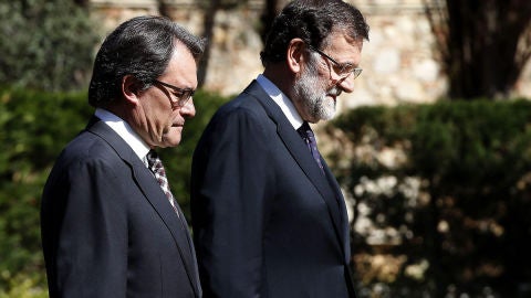 Mariano Rajoy y Artur Mas